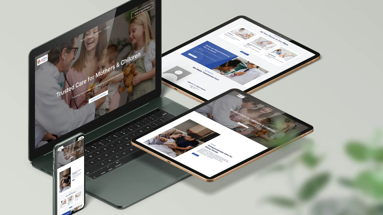 Soorya Maternity & Children's Care — Websites