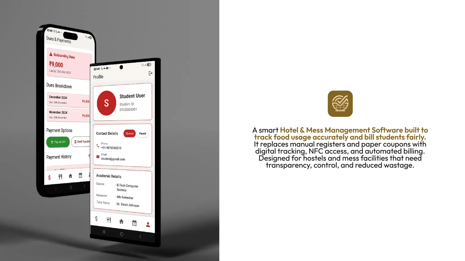 Hostel Management — Products