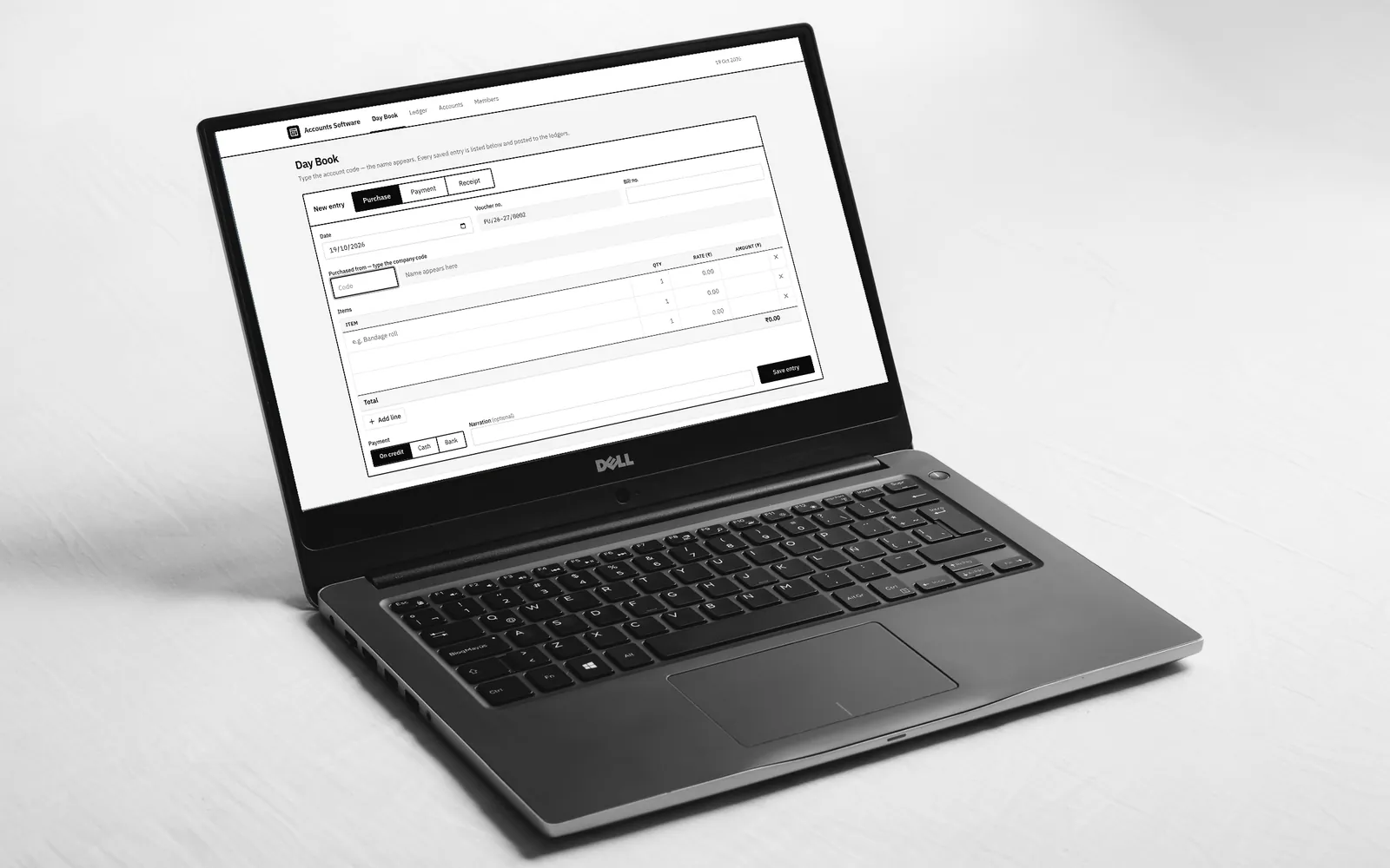 Accounts Software - screen 2