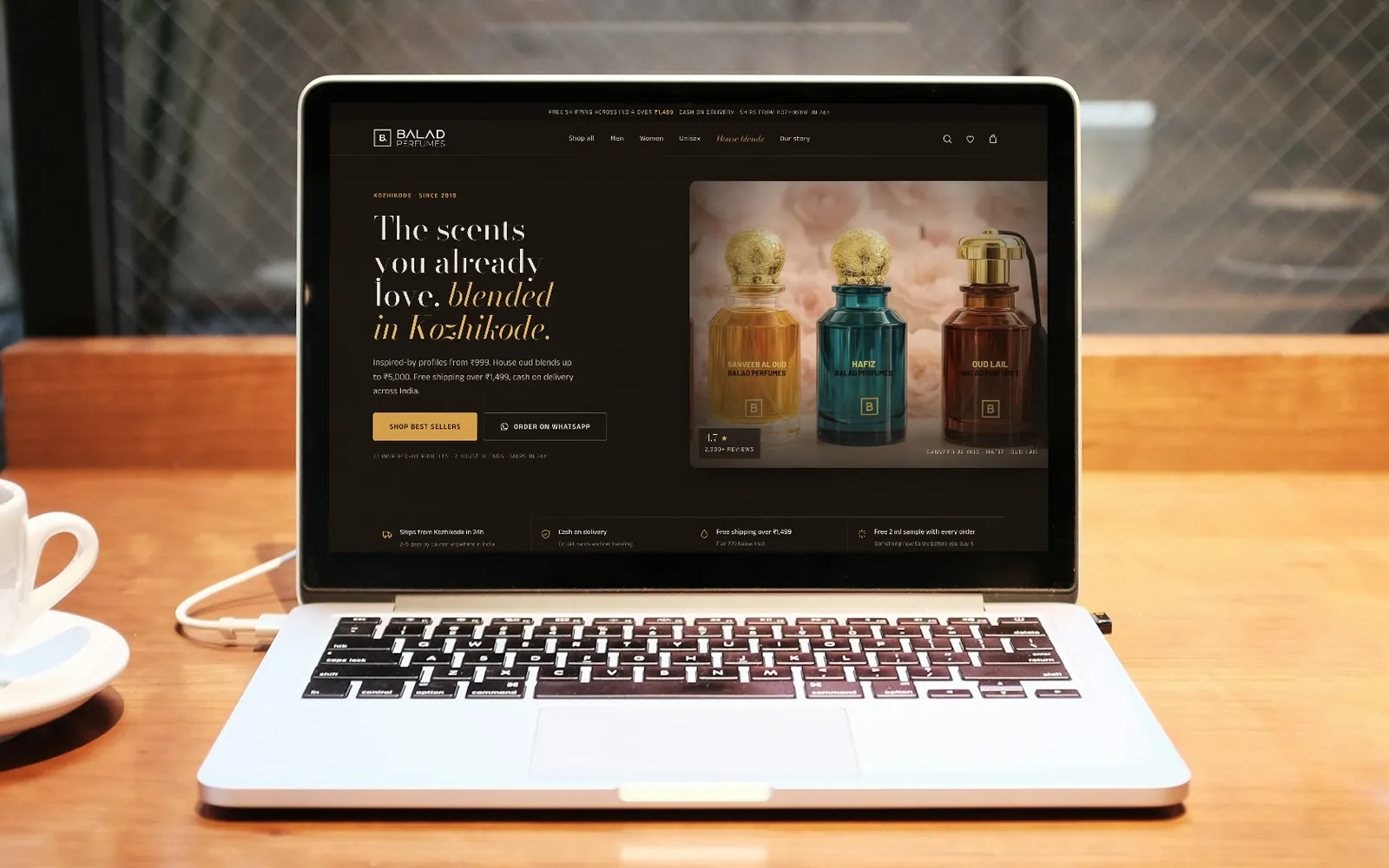 Balad Perfumes - E-commerce redesign concept