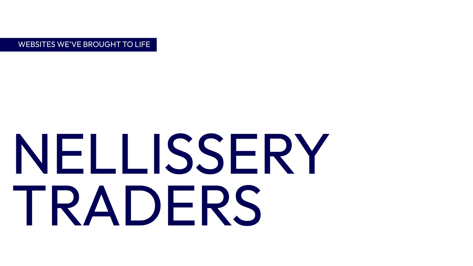 Nellissery Traders - Business website