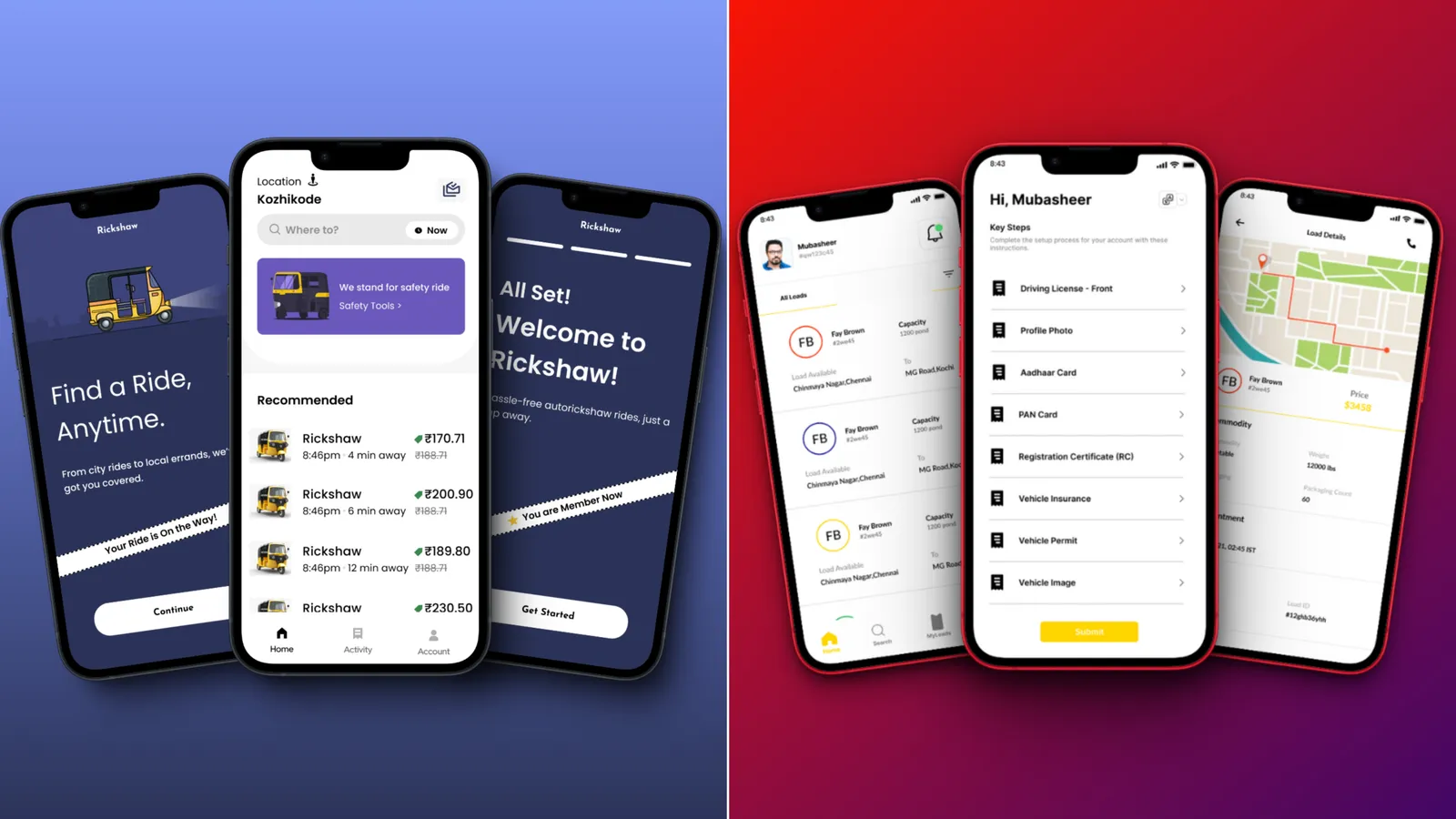 UI / UX Designs - screen 3