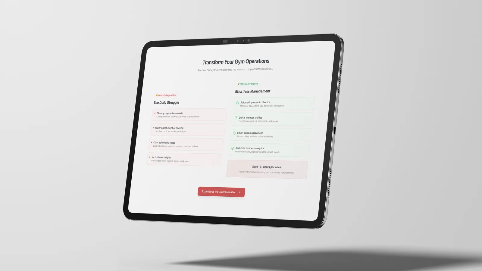 Go Beyond Gym - screen 4